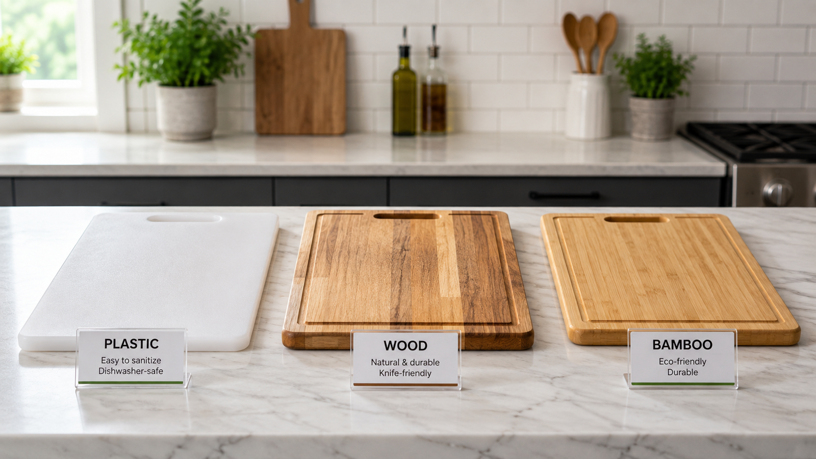 Wood vs Plastic vs Bamboo Cutting Boards: Which One Is Best?