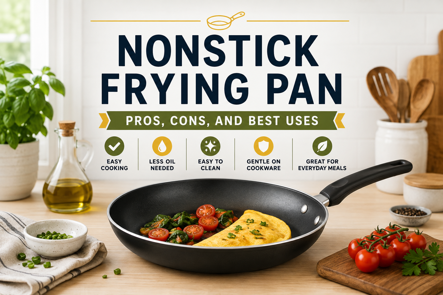 Nonstick Frying Pan: Pros, Cons, and Best Uses