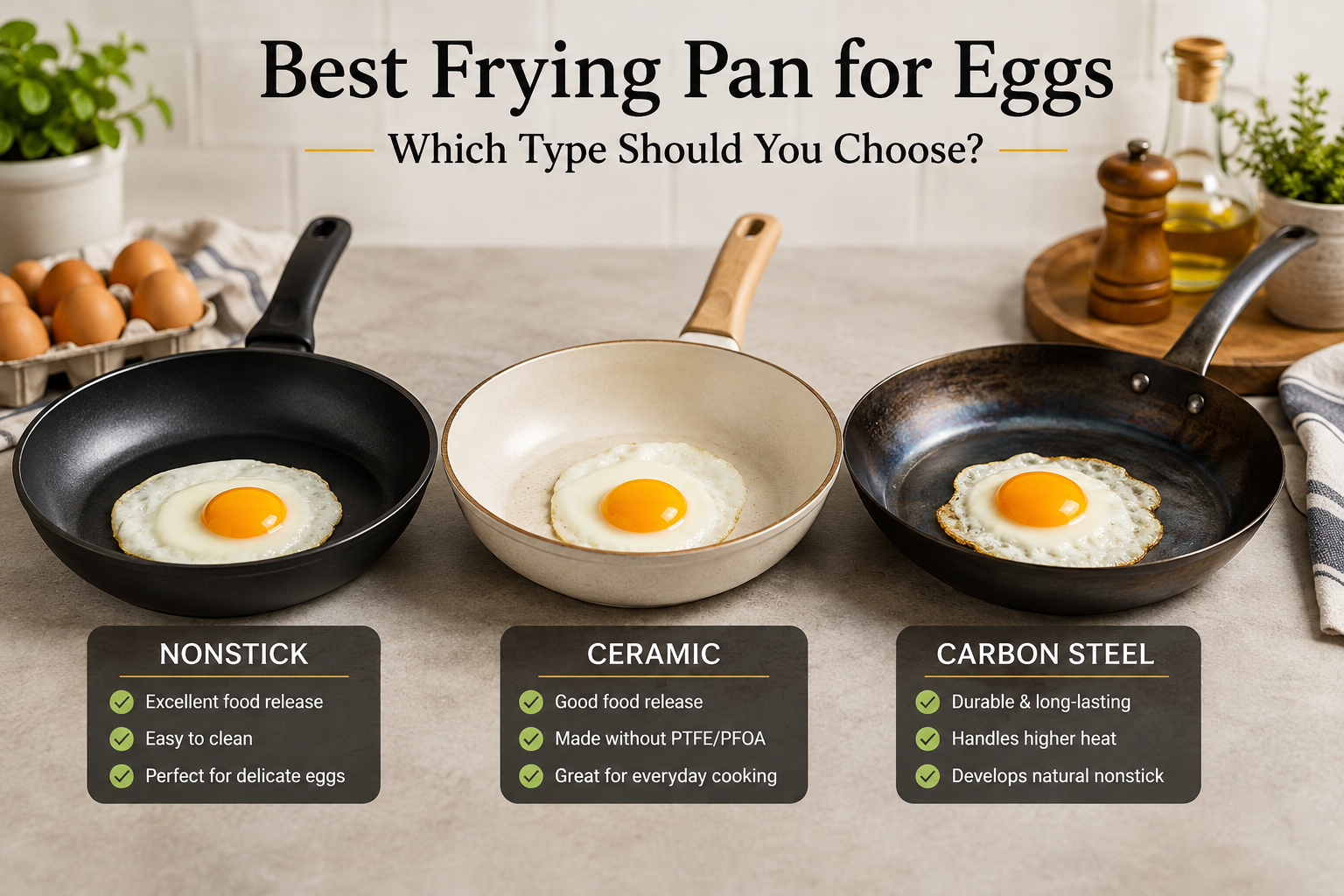 Best Frying Pan for Eggs: Which Type Should You Choose?