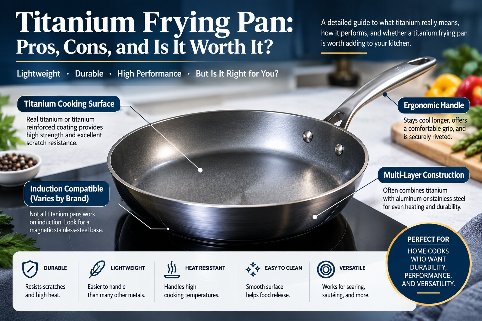 Titanium Frying Pan: Pros, Cons, and Is It Worth It?