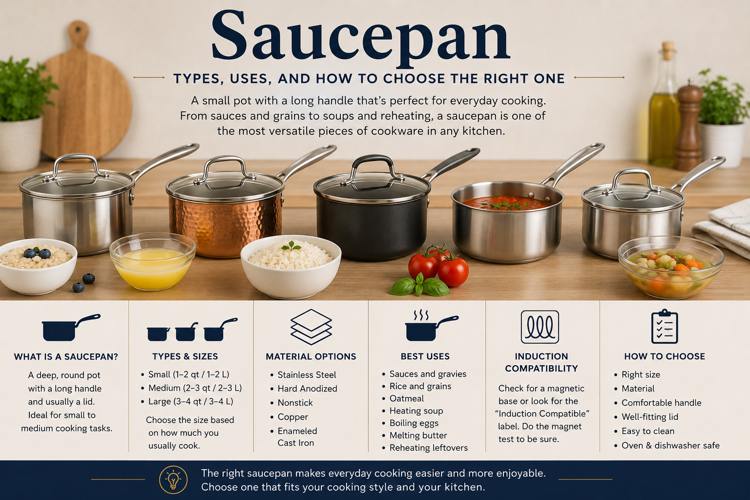Saucepan: Types, Uses, and How to Choose the Right One