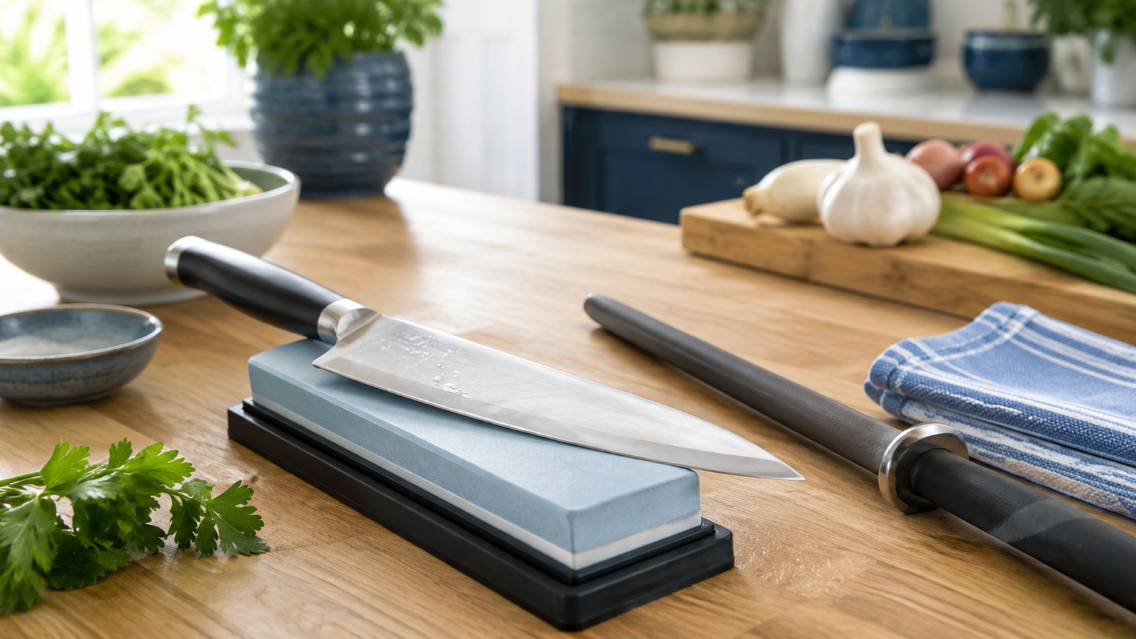 How to Sharpen a Kitchen Knife at Home