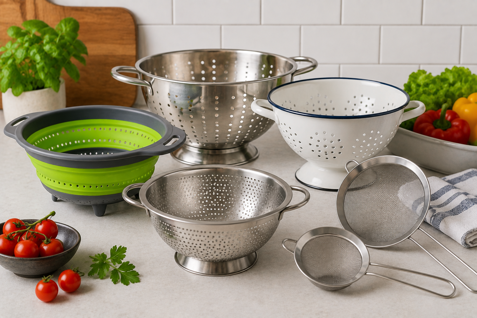 Colanders and Strainers: Types, Uses, and How to Choose the Right One