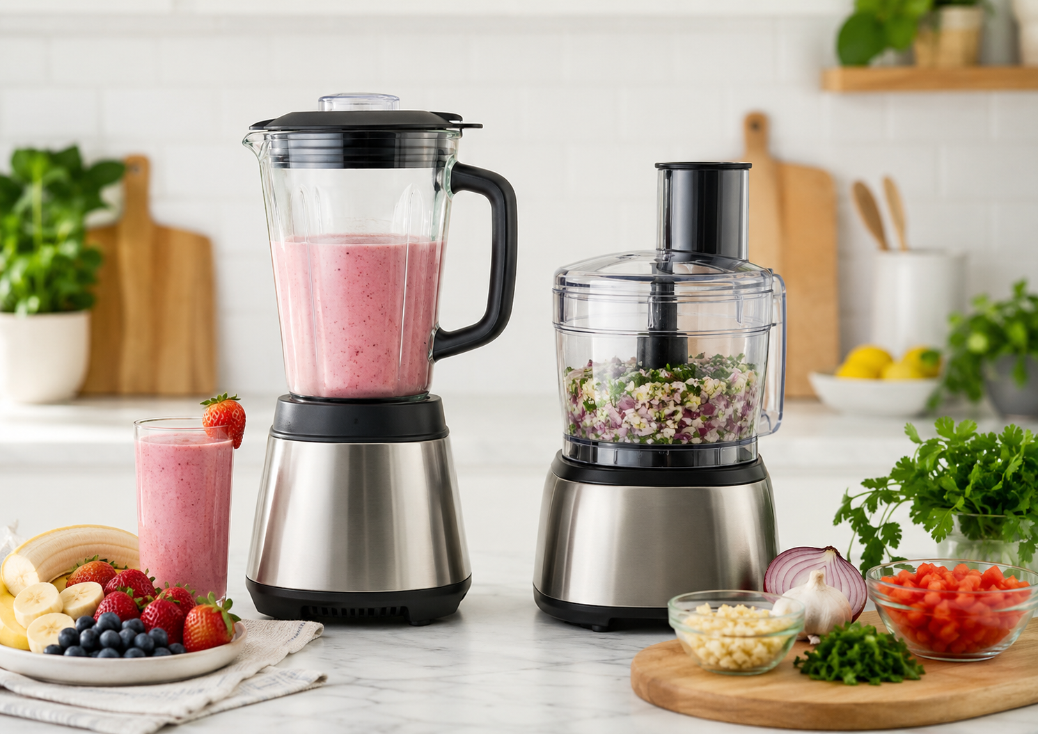 Blender vs Food Processor: What’s the Difference and Do You Need Both?